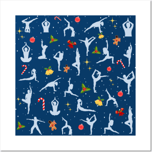 Pilates Christmas Posters and Art